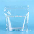 clear stand up bag pouch with zip lock for packaging